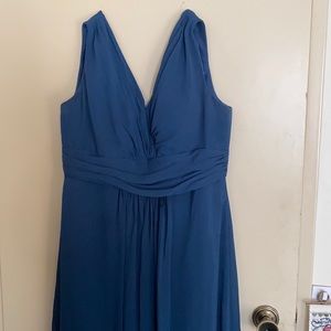Blue prom dress